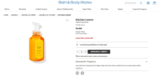 P‍ack de 5 jabones espumosos Kitchen Lemon por $34.990