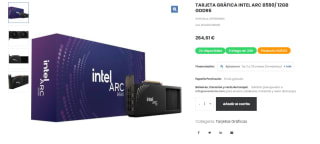Tarjeta Gráfica Intel Arc B580 Limited Edition por solo 264,61€