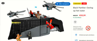 LEGO Marvel Super Heroes - Black Panther: War on the Water voor €53,99 in de Lego shop