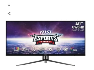 Monitor MSI MAG401QR 40" LED IPS UWQHD 155Hz USB-C por 339€