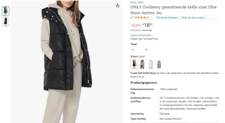 ONLY ONLDEMY long bodywarmer voor €18 bij Amazon