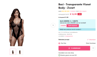 Baci - Visnet Jacquard V Teddy Queen voor €13,99 via EasyToys