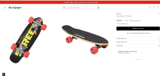 Mini skate 17'' Tijuana por tqn sólo 7,45€