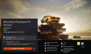 Wreckfest PS5 voor €15,99