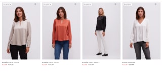 Descuento de -20% en camisetas y blusas y camisas