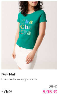 NAF NAF - Camisetas desde 2,95€