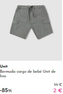 Prendas para niños por 2€ y 3€