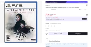 Juego PS5 A Plague Tale: Innocence por 19.8€ (Cuenta Nueva 11.72€)