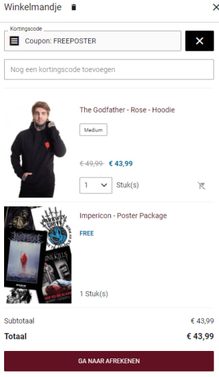 Gratis verrassingsposterpakket bij bestelling bij Impericon