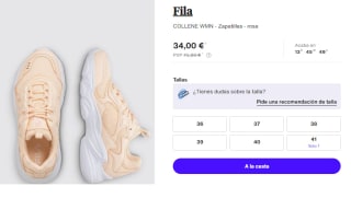 Zapatillas de Mujer Fila COLLENE por 34€