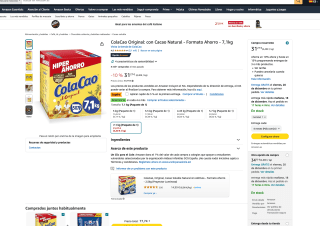 ColaCao Original Formato Ahorro 7,1kg por solo 29,54€