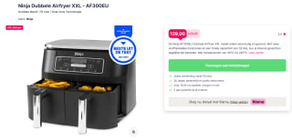 Ninja Dubbele Airfryer XXL AF300EU voor €129 bij Emarqt