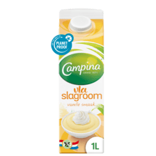 1+2 gratis op Campina vlaflip, zacht & luchtig of slagroom vla bij Poiesz-supermarkten