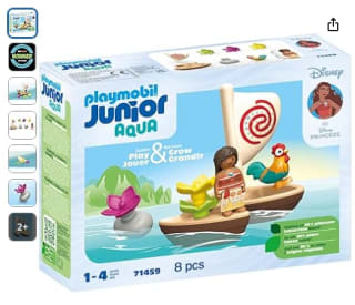 PLAYMOBIL Junior & Disney 71459 Vaiana's catamaran voor €15,29 bij Amazon