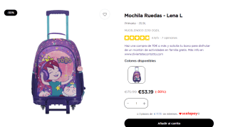 Hasta 50% descuento en tu compra en Totto mochilas y estuches muy buenos precios