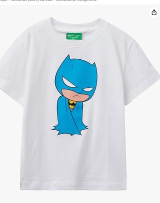 Camiseta infantil United Colors of Benetton poor 6€