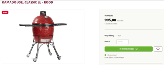 KAMADO JOE CLASSIC 2 voor €1203,95 bij Hanos Shop