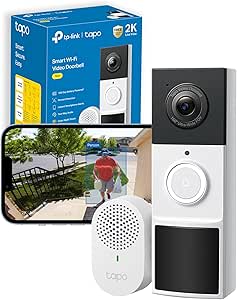 Tapo TD21 Wireless Video Doorbell - 2K Camera - £59.99