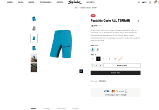Pantalón SPIUK BICICLETA mtb ciclismo ropa a solo 16,47€