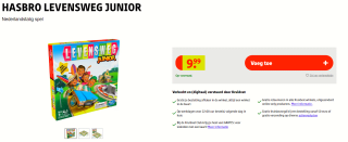Levensweg Junior - Bordspel voor €9,99 bij Kruidvat