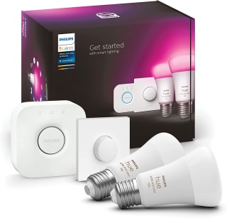 Philips Hue starterkit - White and Color Ambiance - 2 x 9W - E27 - 1100lm + Bridge & Smart Button