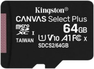 Kingston Canvas Select+ microSD, 64GB voor €4,14 bij Amazon