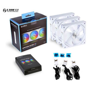 Ventilador Lian Li Uni Fan AL120 Blanco (Triple Pack) 12cm por 65.95€