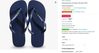 Havaianas Unisex Brasil Mix voor €10,49 met Amazon Prime