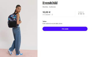Mochila Even&Odd por 10€