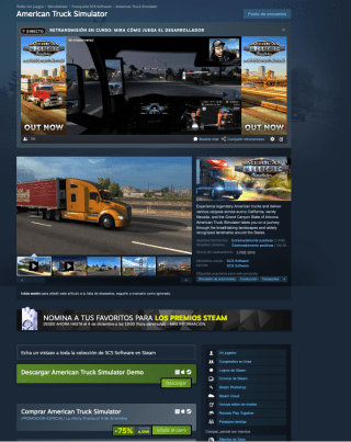 American Truck Simulator por solo 4,99€