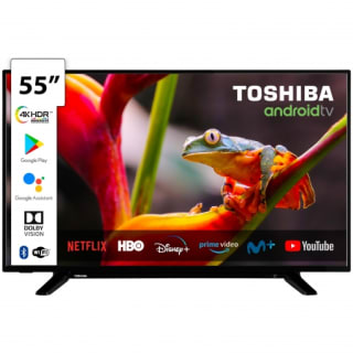 TV LED 139,7 cm (55") Toshiba 55UA2063DG, 4K UHD, Smart TV por 339,15€