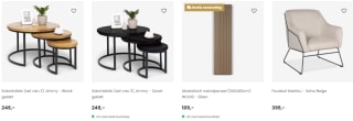 Gratis cadeau bij besteding van €1599 bij De Bommel Meubelen