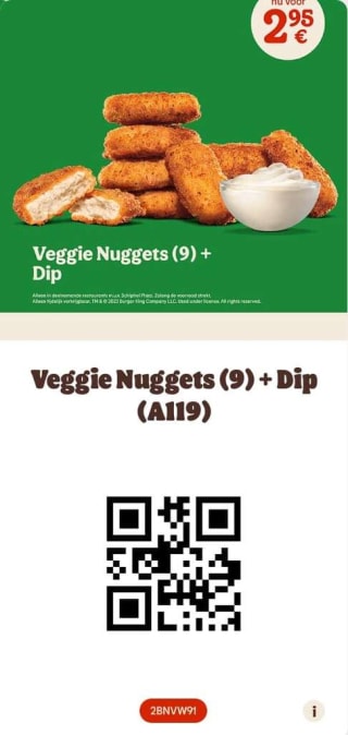 Diverse Korting Coupons Burgerking