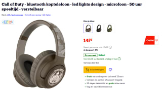 Call of Duty bluetooth koptelefoon voor €14,99 bij Bol