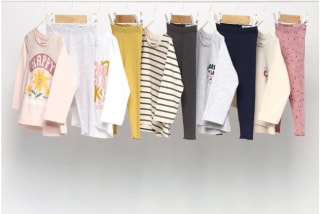 Pack 5 conjuntos de camiseta y legging de canalé para Peques por 14.99€