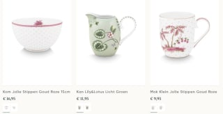 10% korting op alles bij Pip Studio alleen vanavond in de App