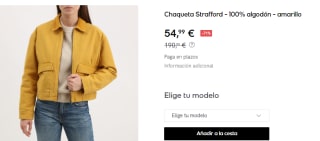 Chaqueta para Mujer Timberland Strafford por 54.99€