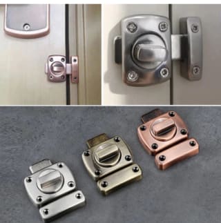 Pestillo de puerta por 2,92€ (varios colores a elegir)