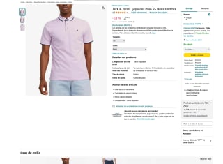 Jack & Jones Jjepaulos Polo SS Noos Hombre por solo 12,50€