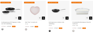 Tot 40% korting op de outlet van LeCreuset