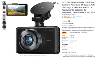 iZEEKER Cámara de Coche FHD 1080P Dashcam, Pantalla de 3 Pulgadas por 24,29€