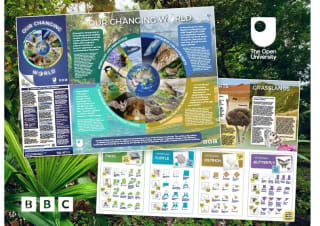 Póster gratuito en ingles our Chancing World