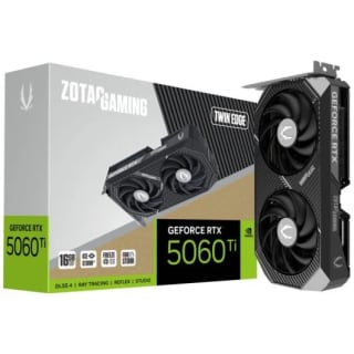 Tarjeta Gráfica ZOTAC GAMING GeForce RTX 5060 Ti Twin Edge 16GB GDDR7 Reflex 2 RTX AI DLSS4 por 459€