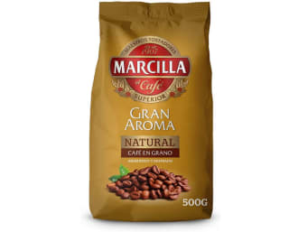 Marcilla Gran Aroma Café en Grano Natural 500g por 7,99€