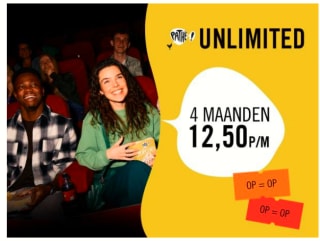 Abonnement Pathé Unlimited (4 maanden) voor €50 + 500 punten bij de ING