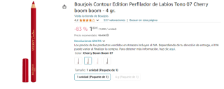 Perfilador de Labios Bourjois N°7 por 1.8€