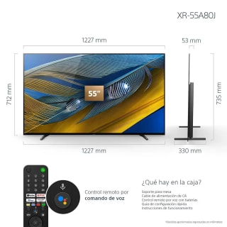 Descuento en pantalla Sony 55" por $19,499 MXN