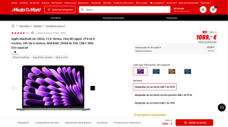 MacBook Air (2024) M3 por 1.089€