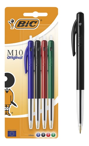 Bic balpennen M10 4 stuks voor 1,65 vanaf 2 verpakkingen bij Collect&Go