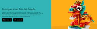 Lego set Año del Dragón gratis en pedidos superiores a 85€
